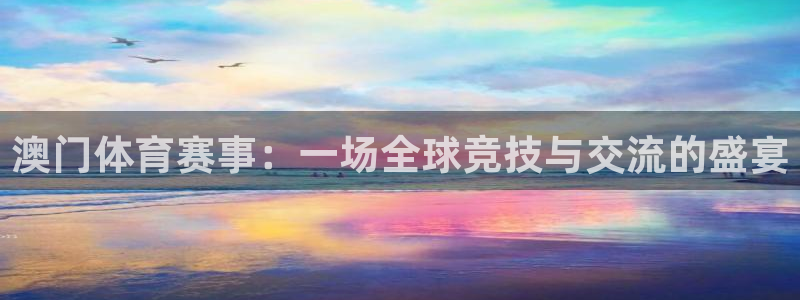 澳门体育赛事：一场全球竞技与交流的盛宴